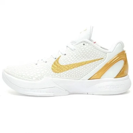 Nike Kobe 6 Nike Kobe 6 BHM White Metallic Gold