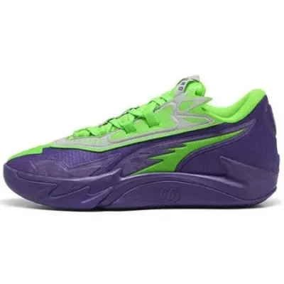 Puma Scoot Zero 2 NXTPRO Hoops Violet-Fluro Green